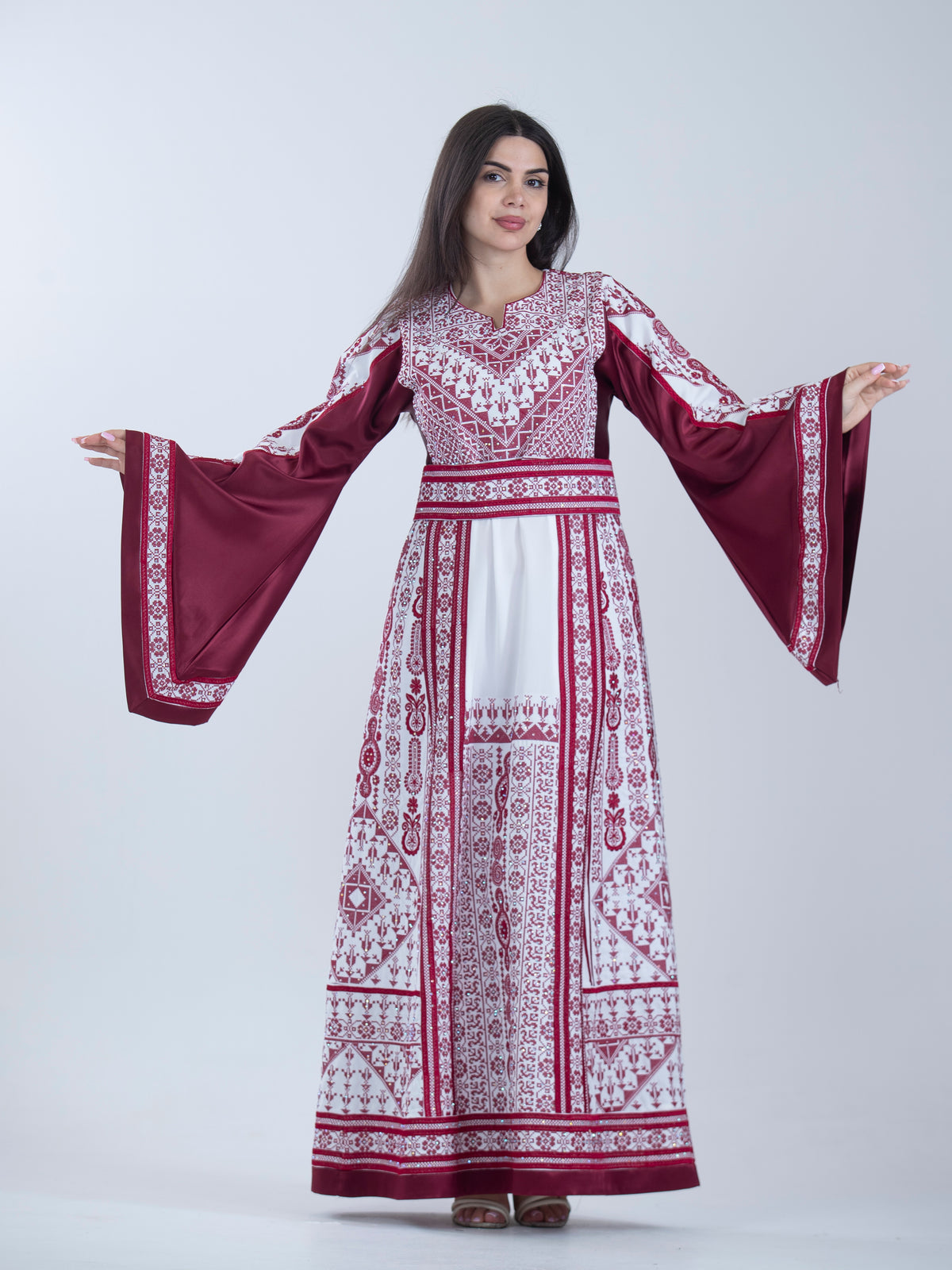 Holy Land Embroidered Thobe in 7 Colors