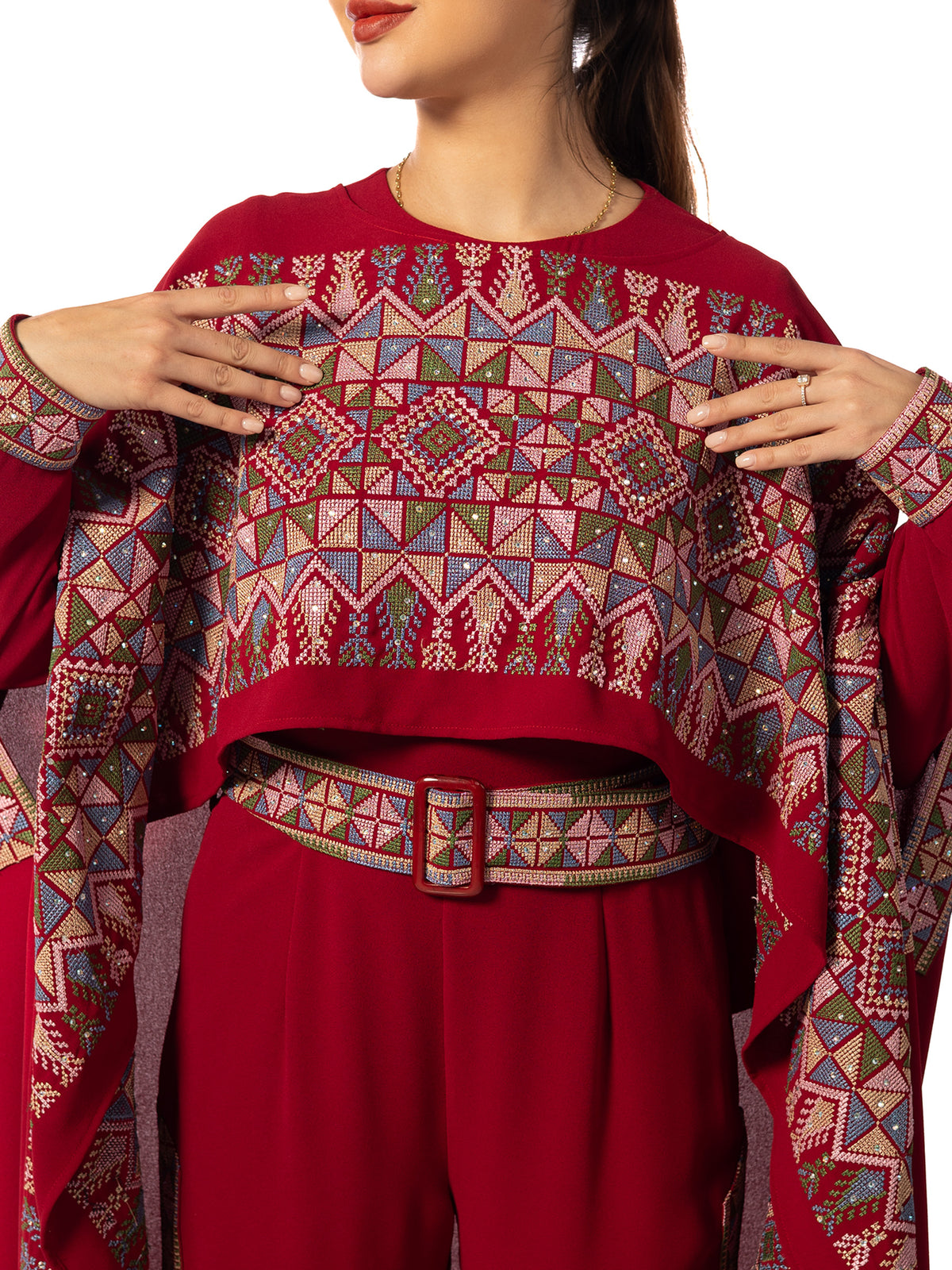 Regal Embroidered Jumpsuit