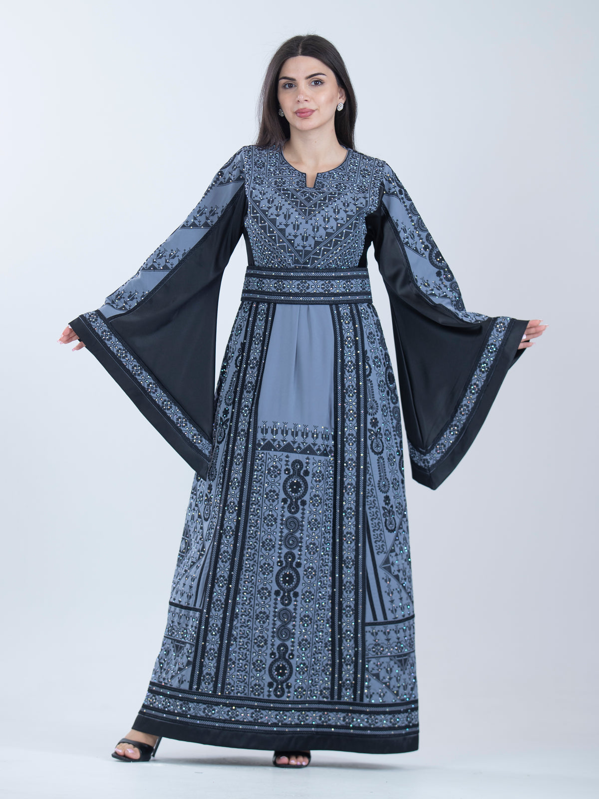 Holy Land Embroidered Thobe in 7 Colors