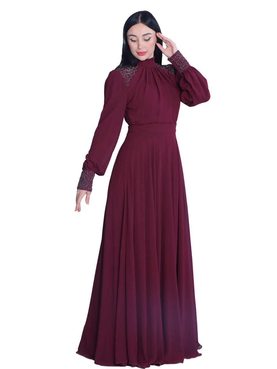 Ruby Dress in Purple or Red