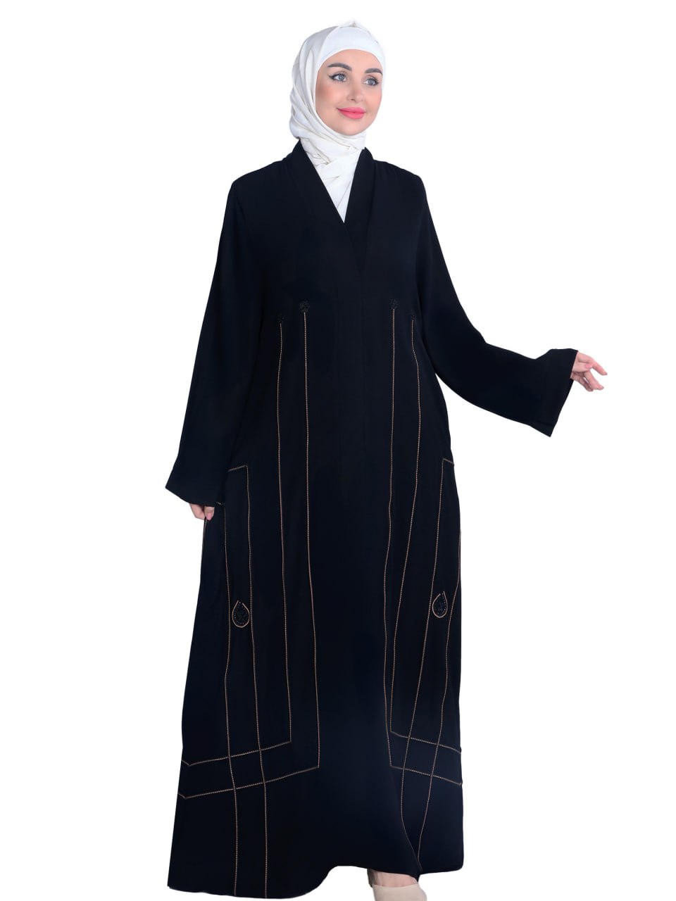 Amal Classic Black Abaya - She Chocolate
