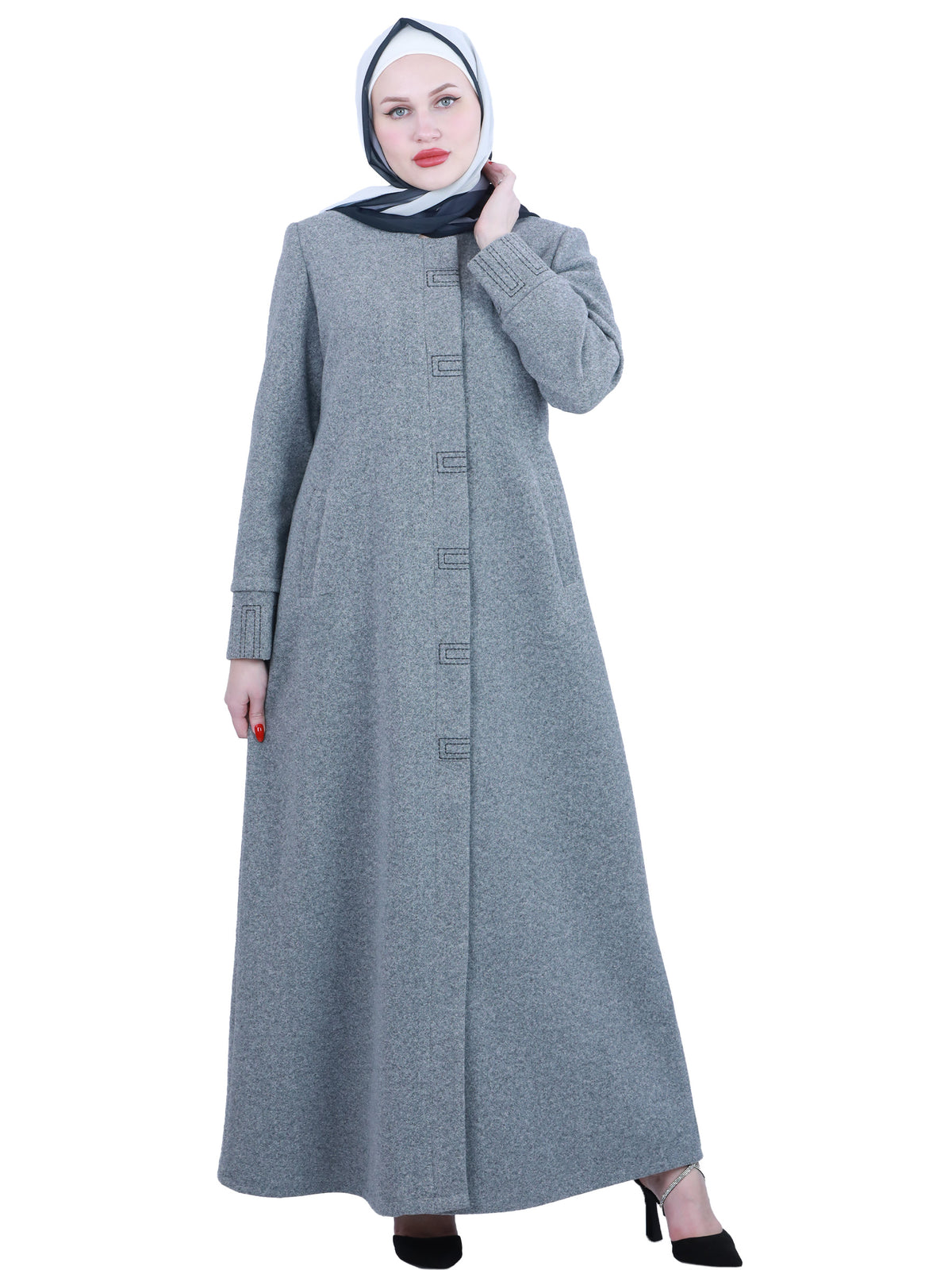 Rida Plus-Size Winter Jilbab, 46–54 - She Chocolate
