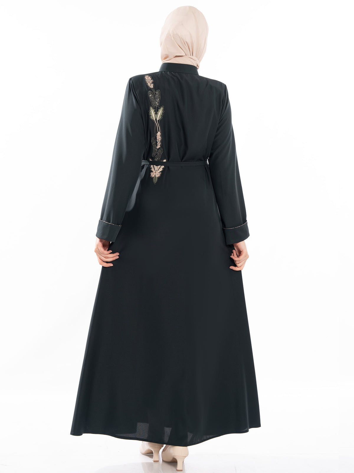 Dania Abaya in Dark Green or Black