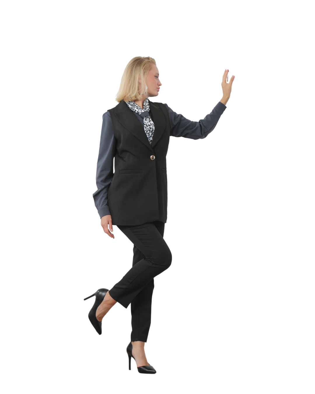 Batoul Shirt & Vest Set, Sizes 38–54
