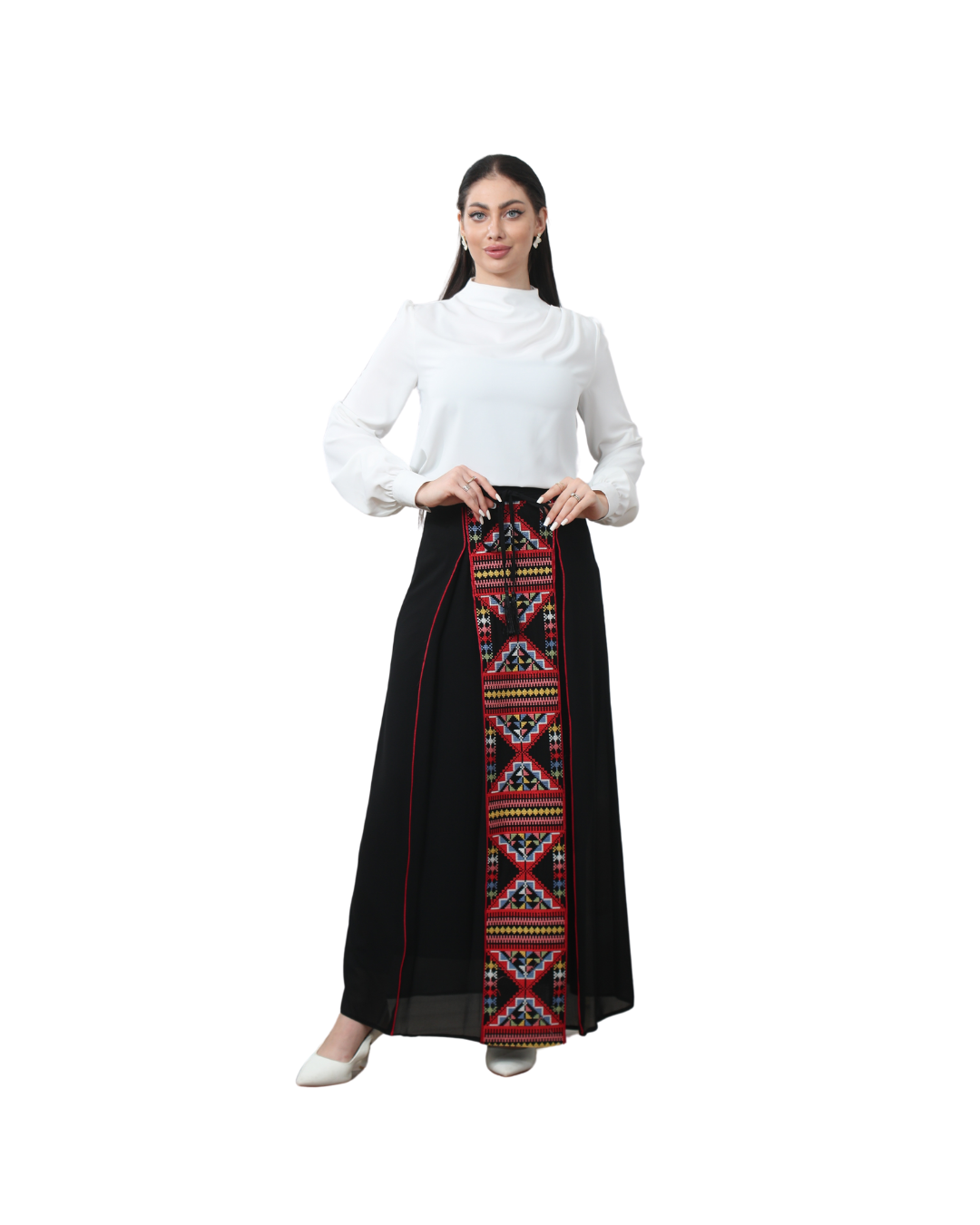 Embroidered skirt
