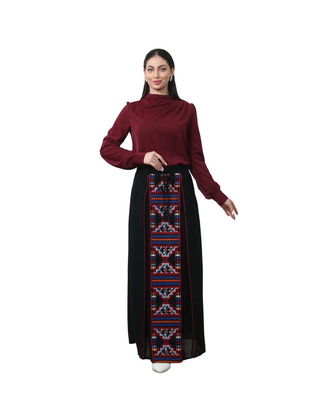 Embroidered skirt