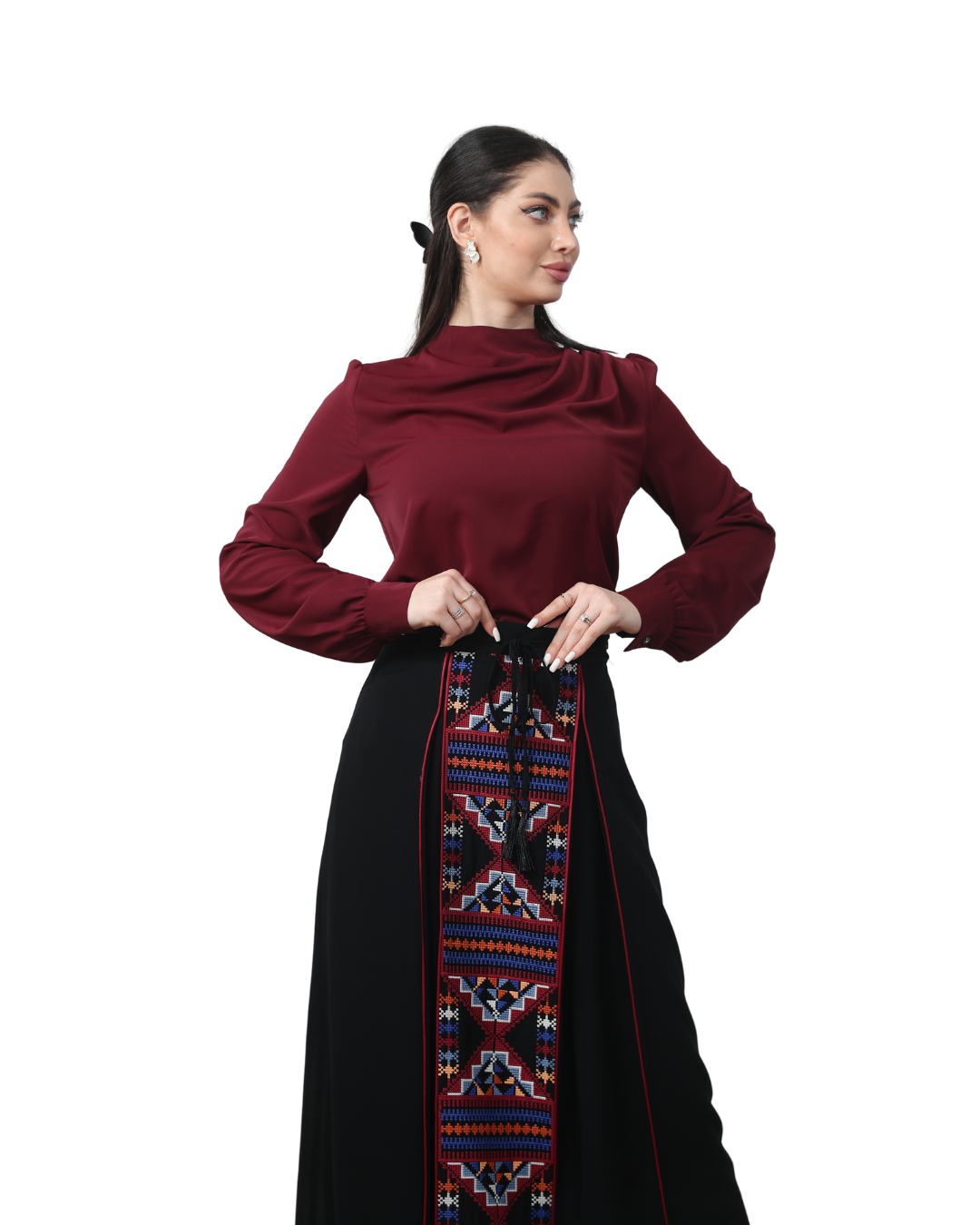 Embroidered skirt