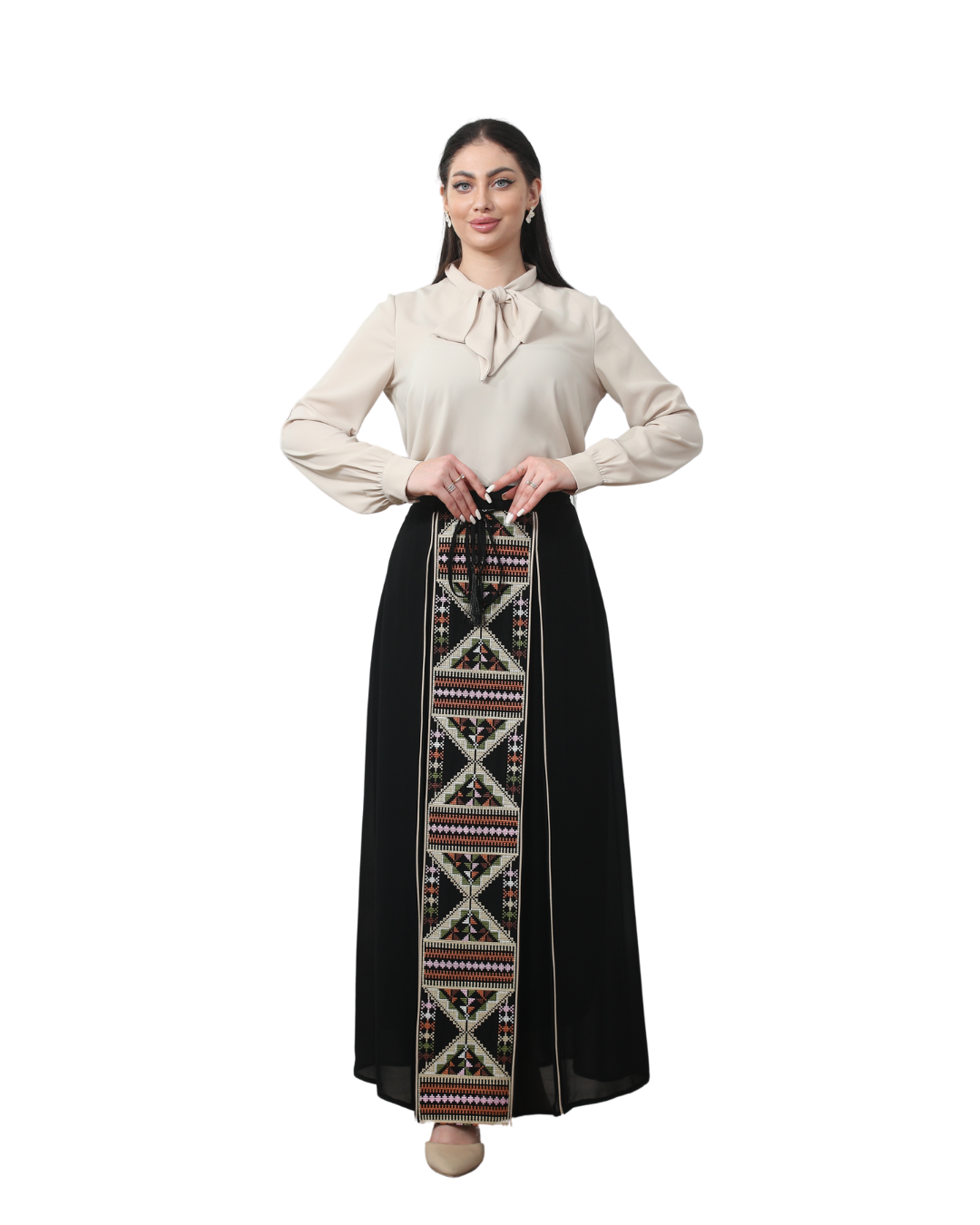 Embroidered skirt