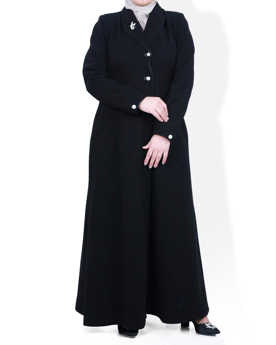 Sakina Plus-Size Winter Jilbab, 46–54 - She Chocolate