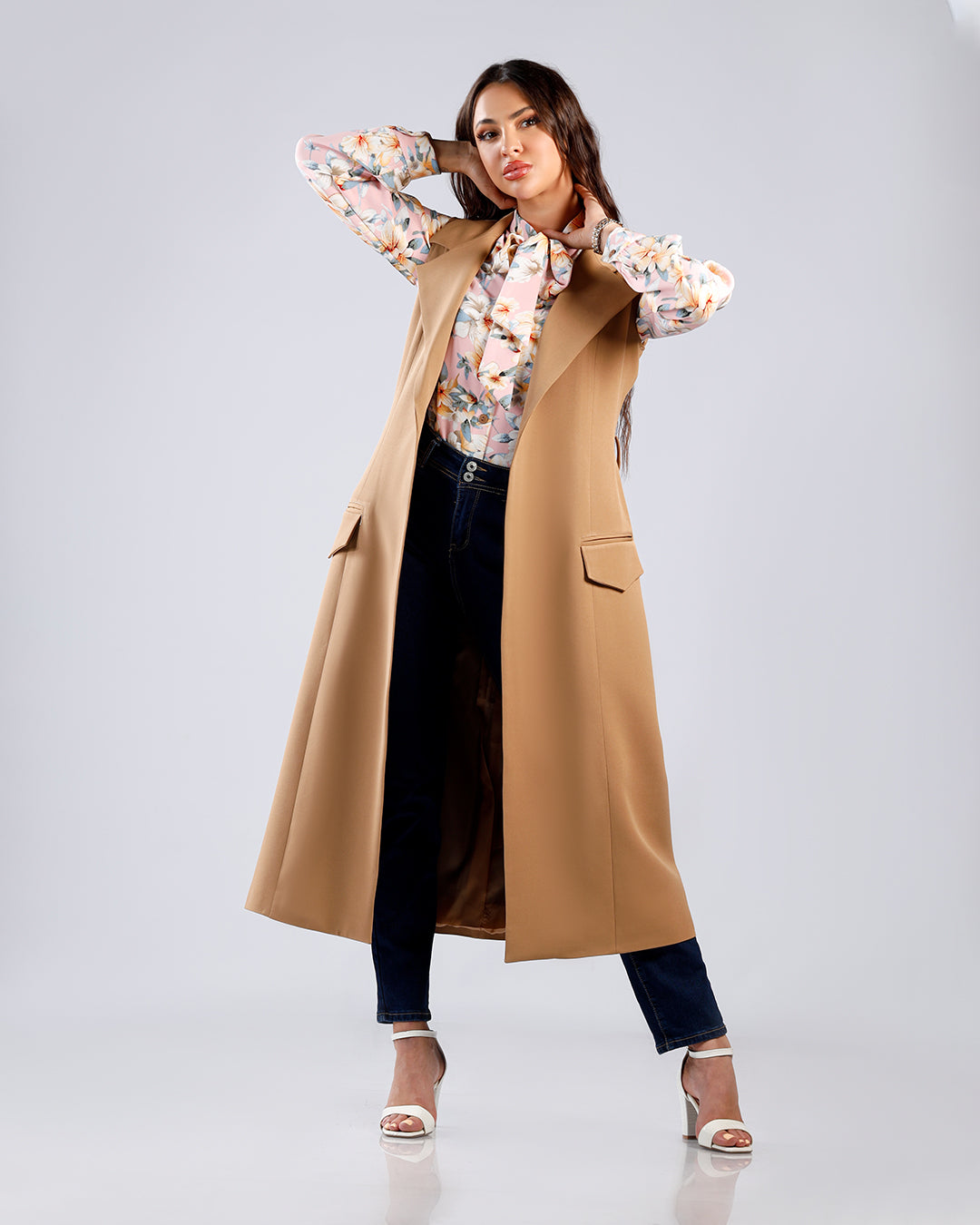 Long Elegant Vest - She Chocolate