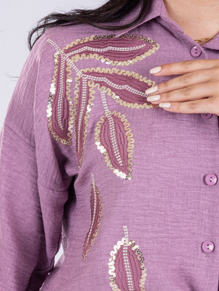 Jenan Two-Piece Embroidered Set