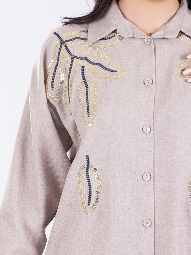 Jenan Two-Piece Embroidered Set