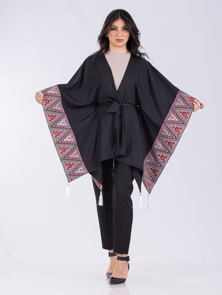Embroidered Cape, Free Size