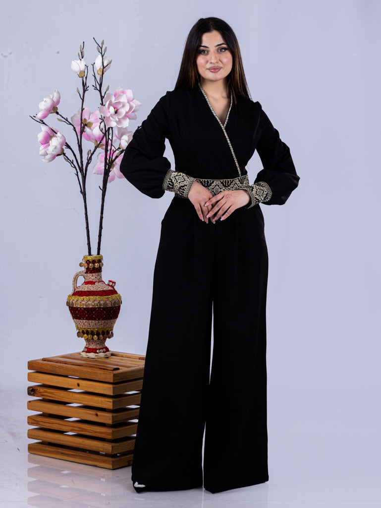 Embroidered Jumpsuit in Four Colors
