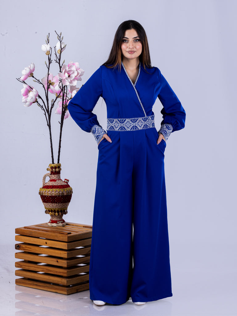 Embroidered Jumpsuit in Four Colors