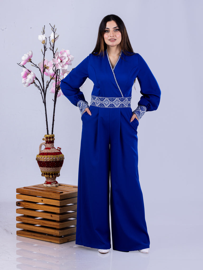 Embroidered Jumpsuit in Four Colors