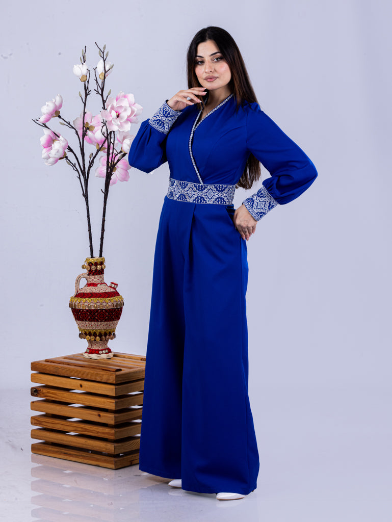 Embroidered Jumpsuit in Four Colors