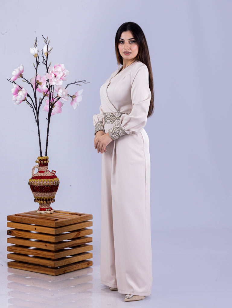 Embroidered Jumpsuit in Four Colors