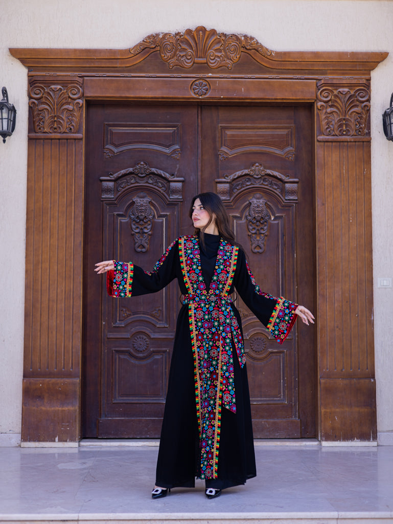 Zohour Al-Jaleel Embroidered Bisht in Women's & Girls' Sizes