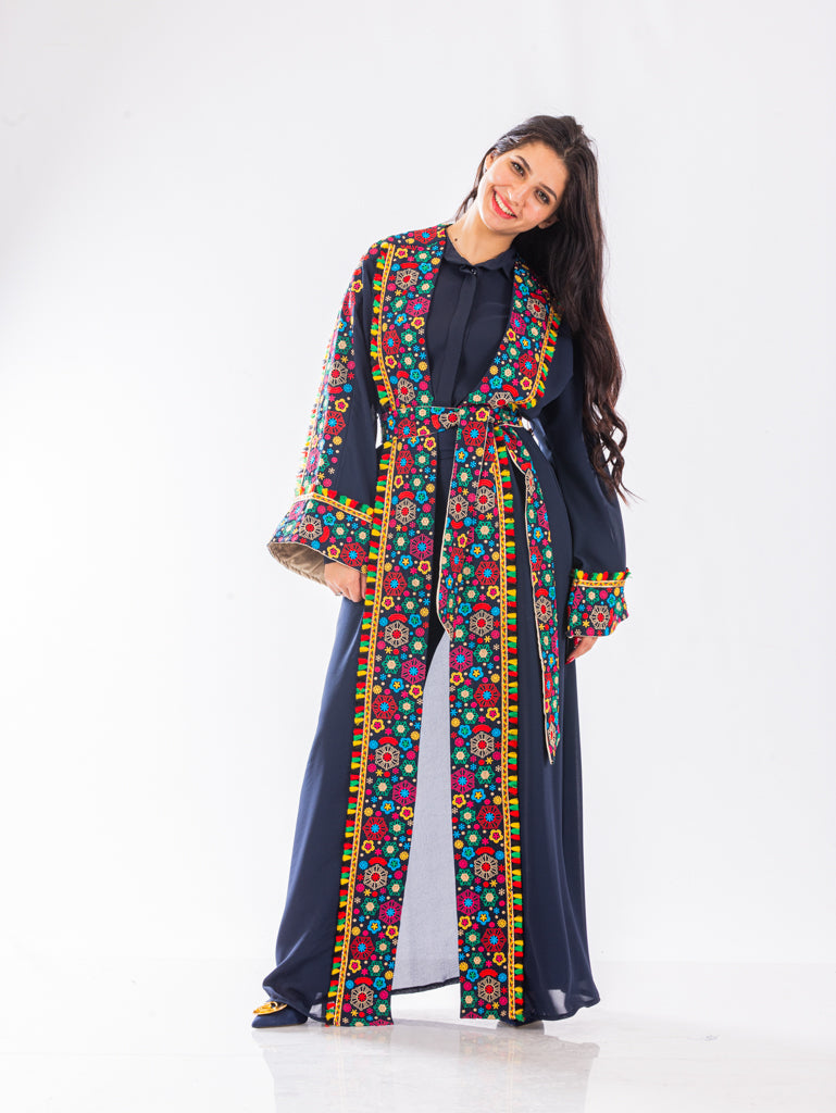 Zohour Al-Jaleel Embroidered Bisht in Women's & Girls' Sizes