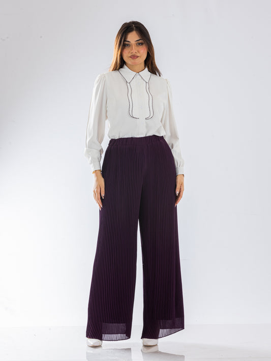 Chiffon pants