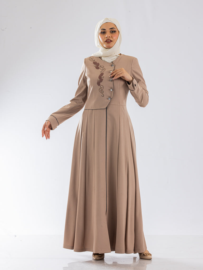 Maram Jilbab with Unique Front Details