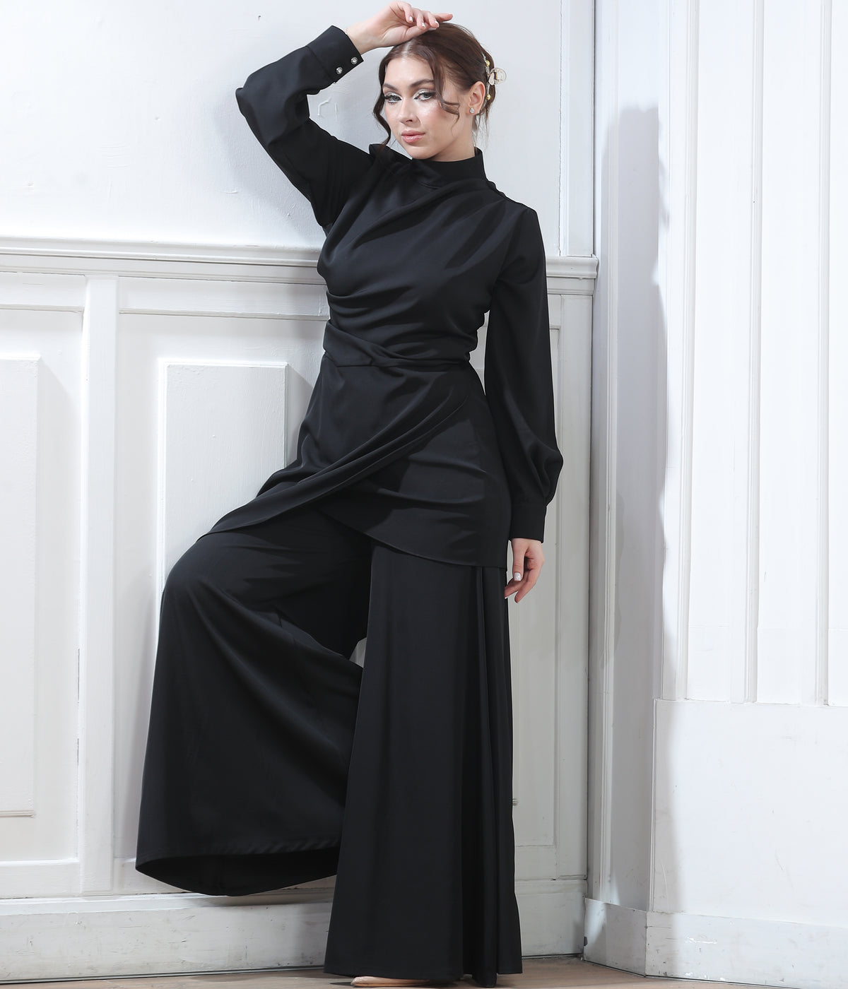Farha Eid Summer Set with Long Blouse