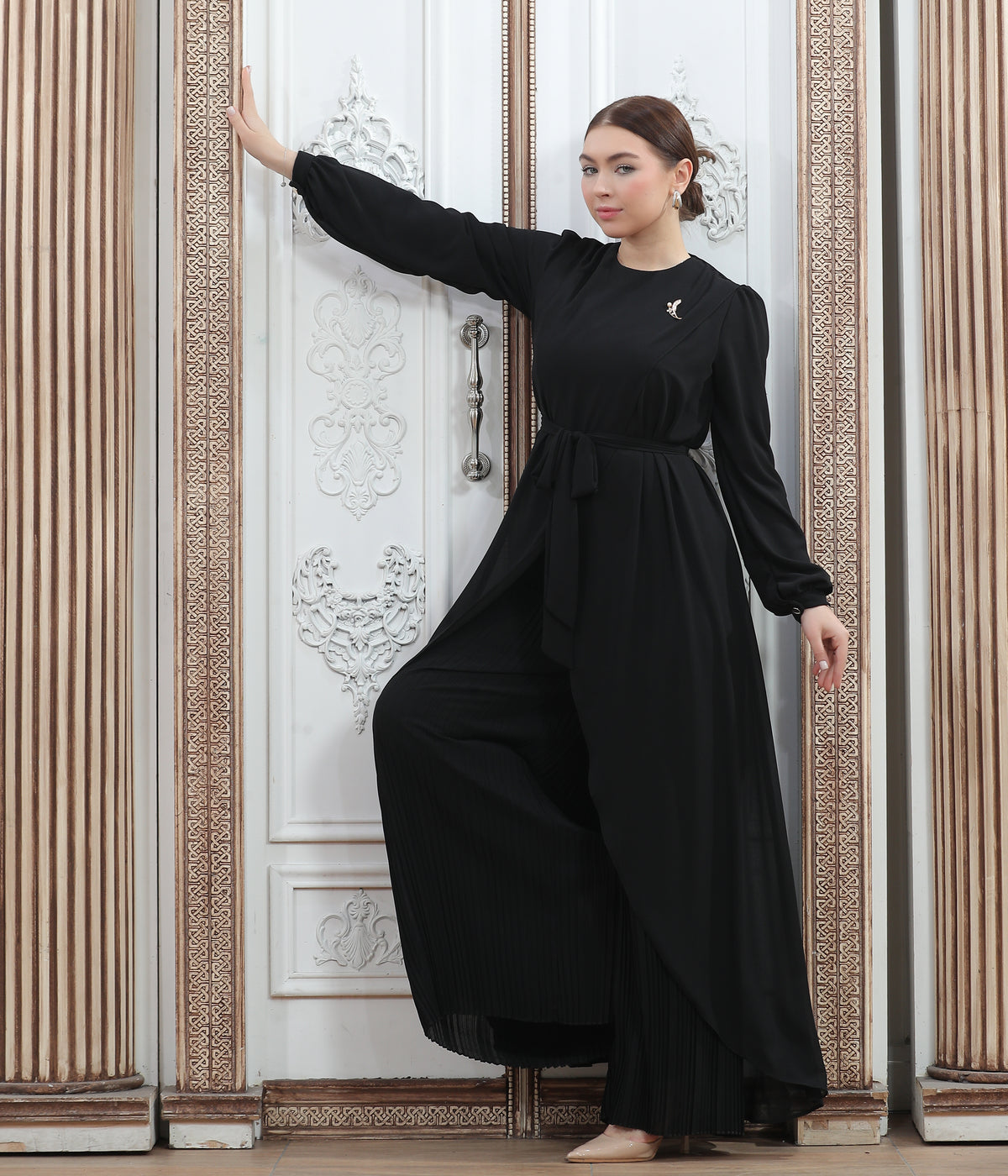 Pleated Jumpsuit