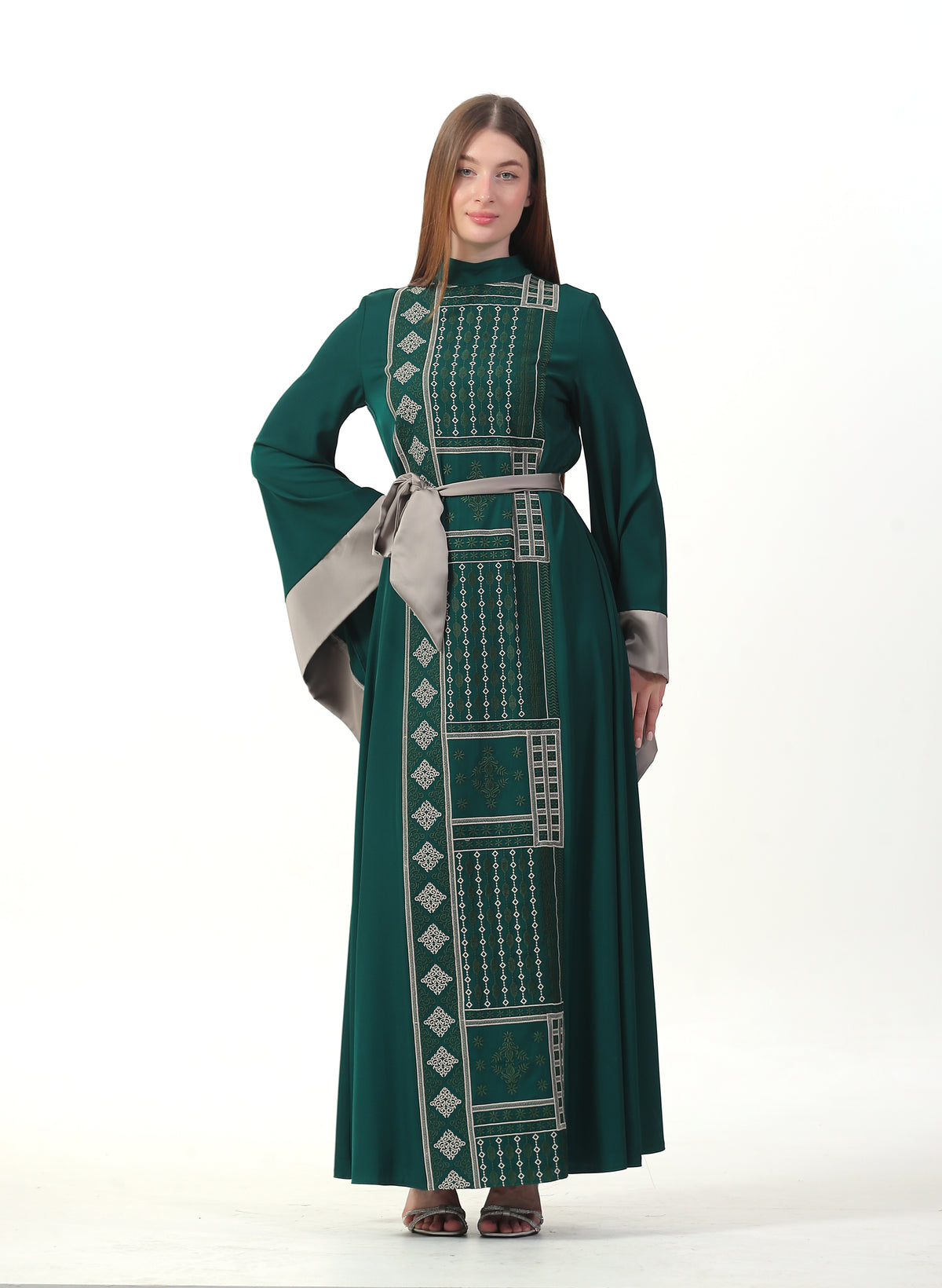 Folla Embroidered Dress