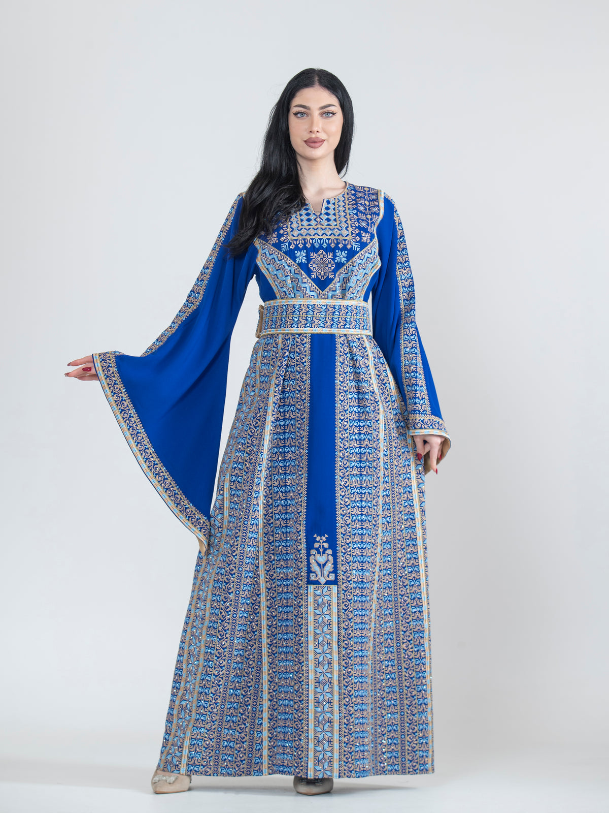 The Hiyam Traditional Embroidered Women’s Thobe