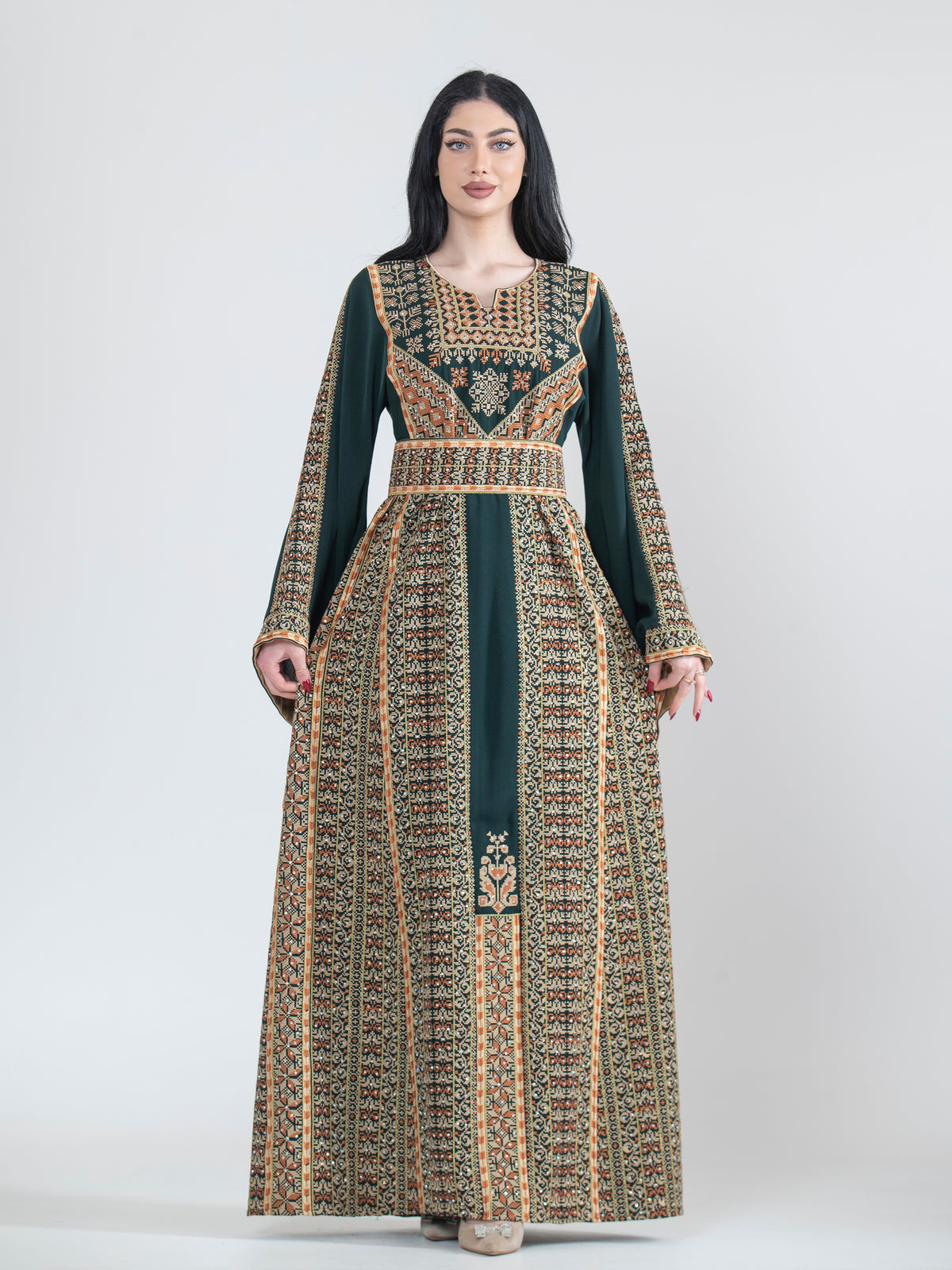 The Hiyam Traditional Embroidered Women’s Thobe