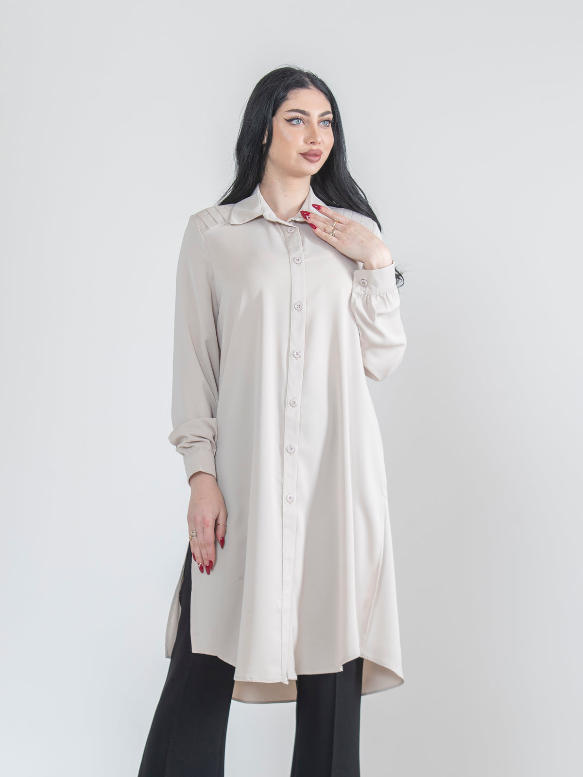 Legit Long Summer Shirt, Sizes 38–52