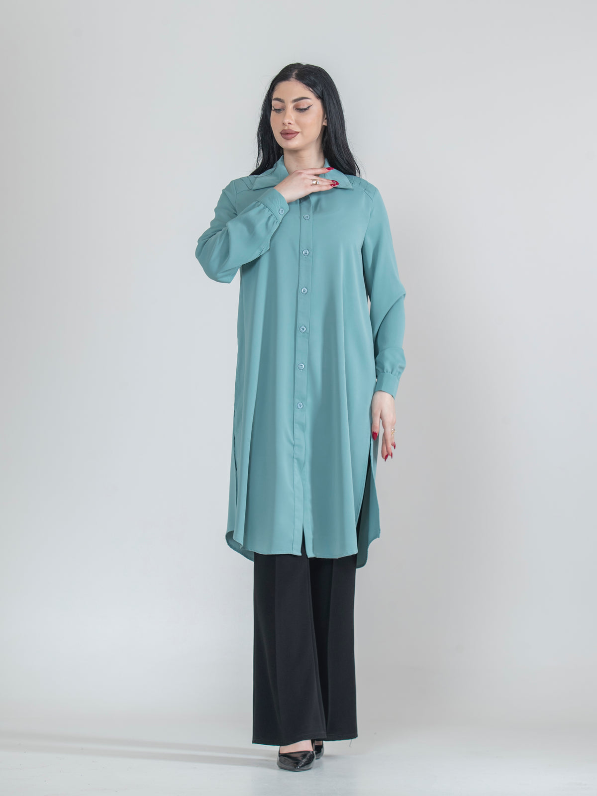 Legit Long Summer Shirt, Sizes 38–52