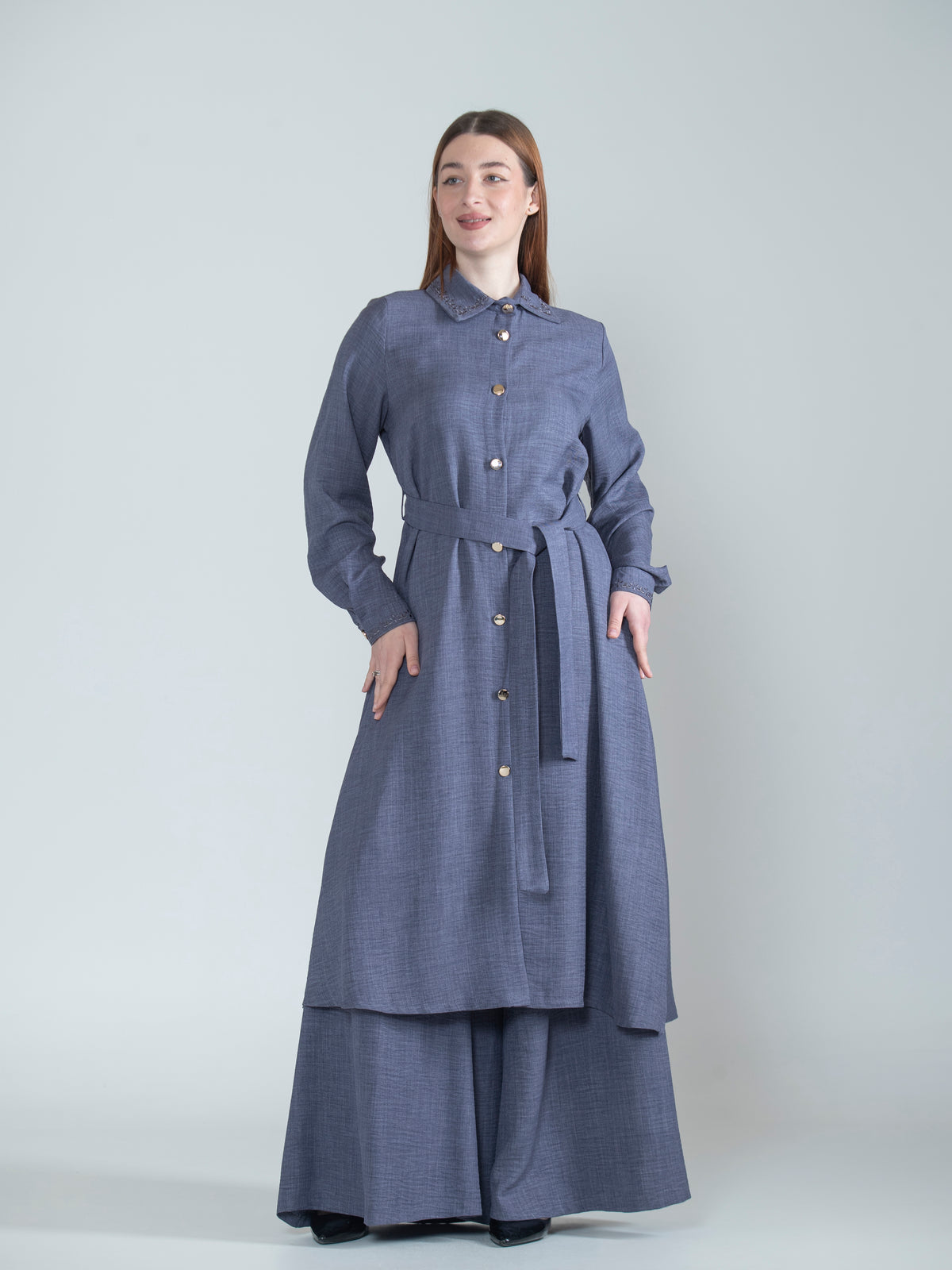 Women's embroidered Sharia set