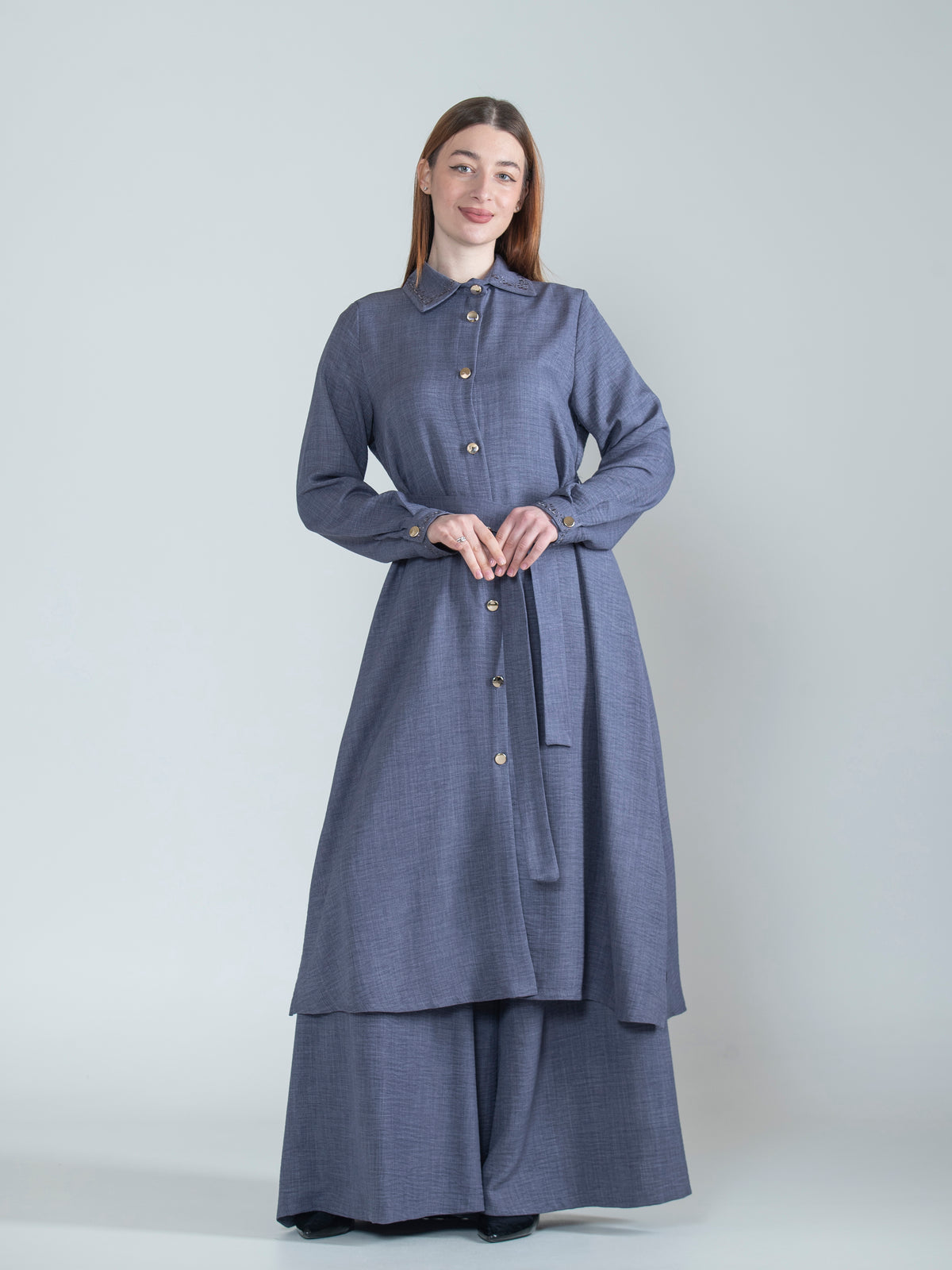 Women's embroidered Sharia set