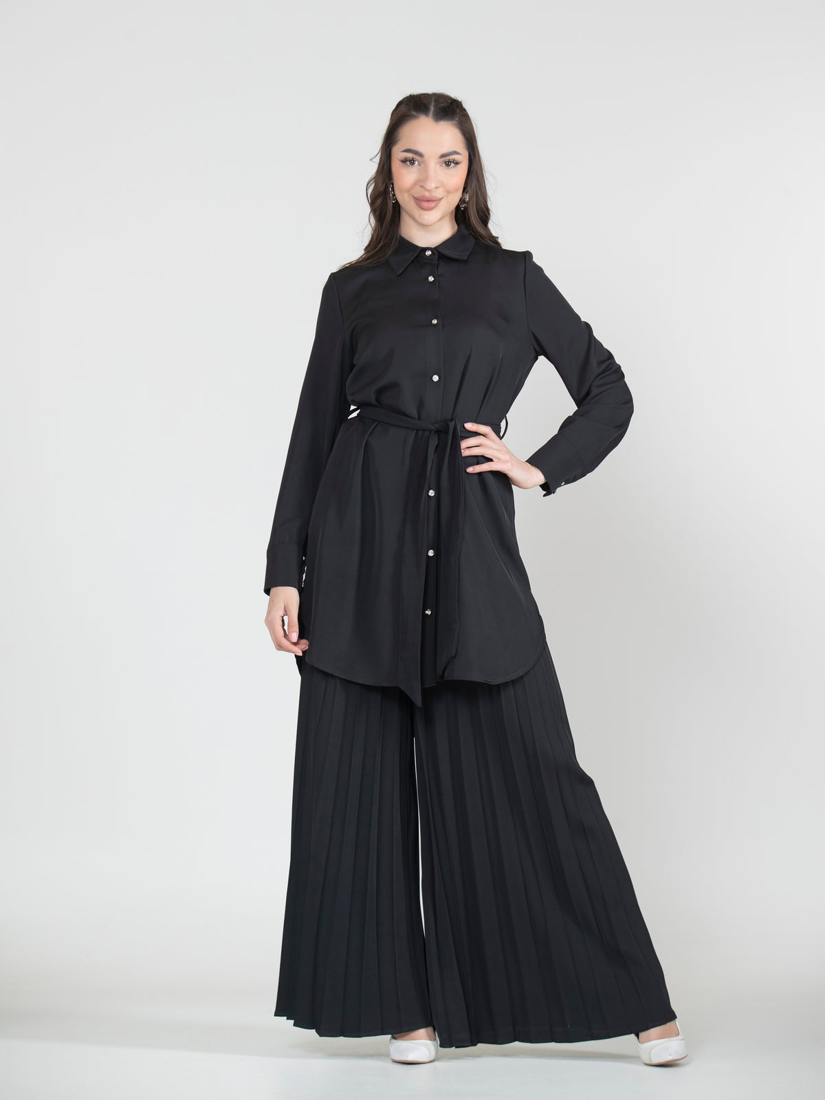Pleated Whisper Set