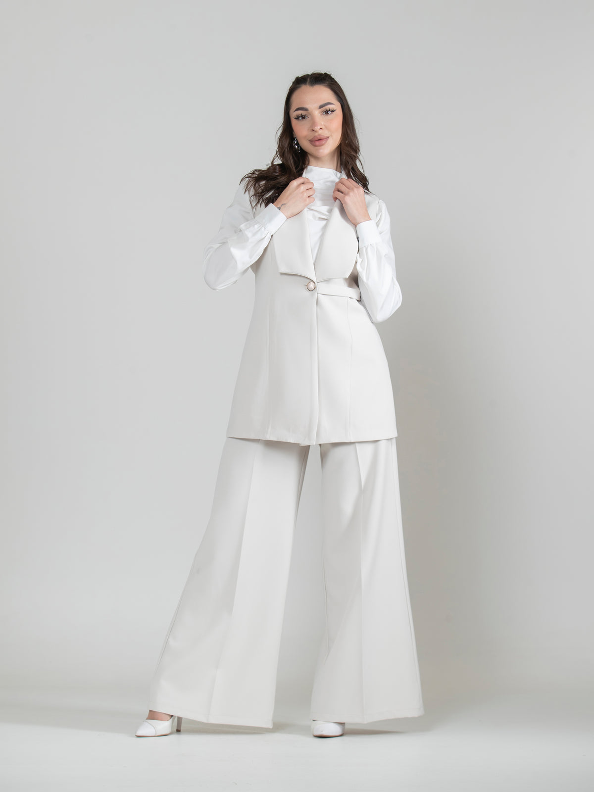 Enchanted Details Three-Piece Vest Set
