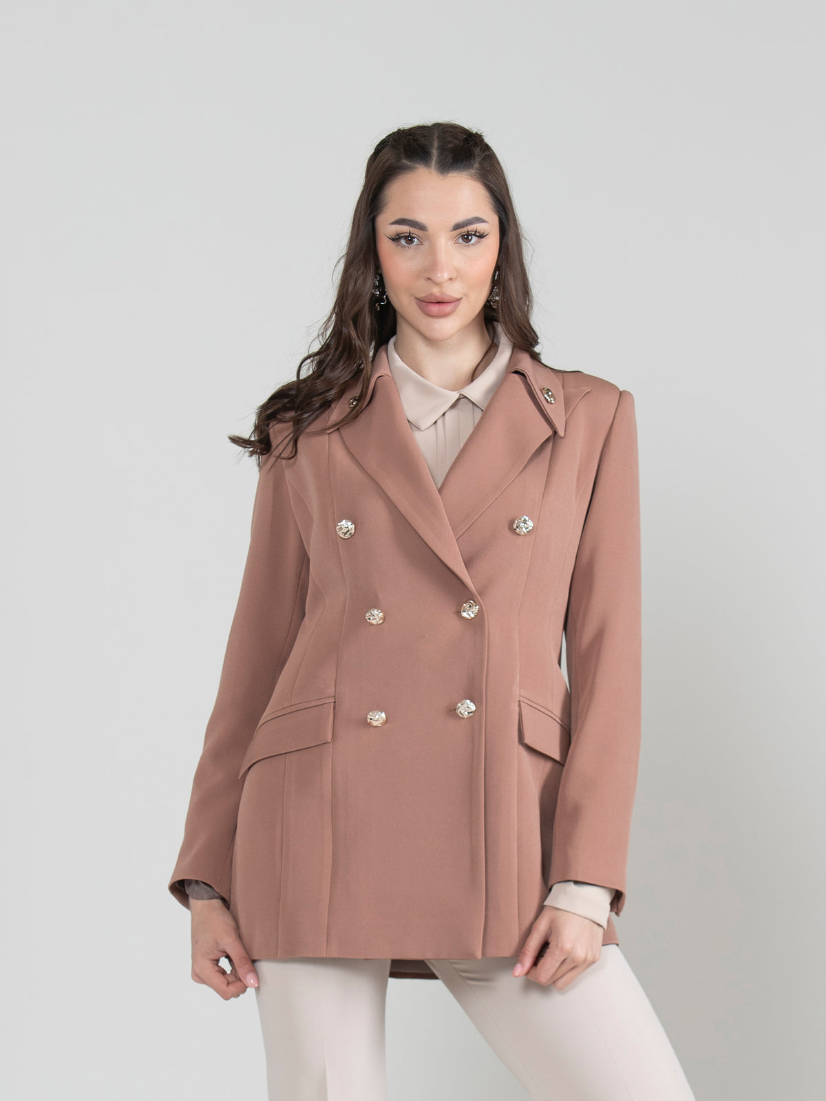 Royal Touch Blazer with Unique Collar