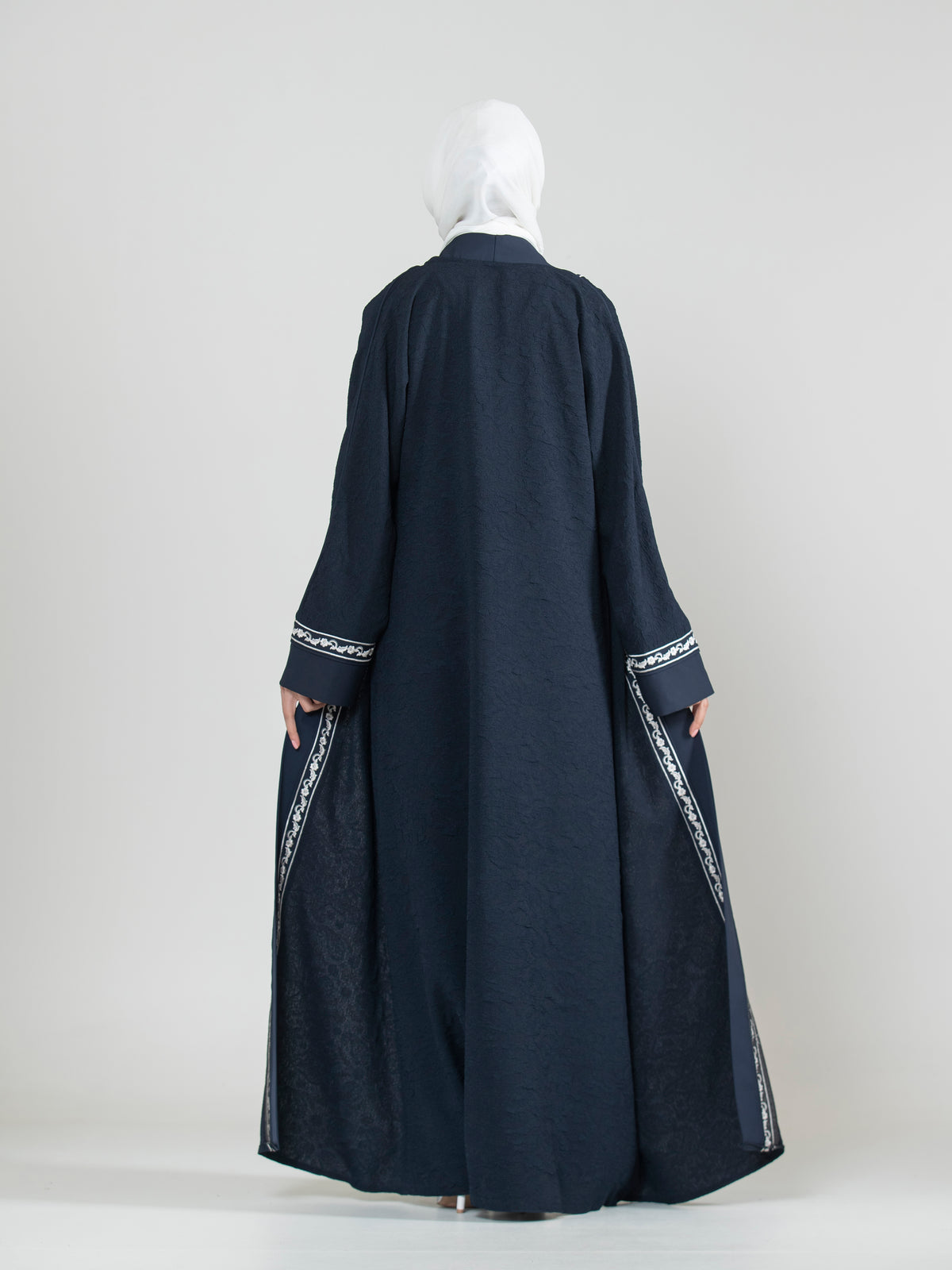 Luxury Silk Prestige Two-Piece Abaya