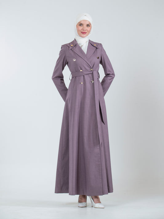Women's jilbab with a Distinctive Collar