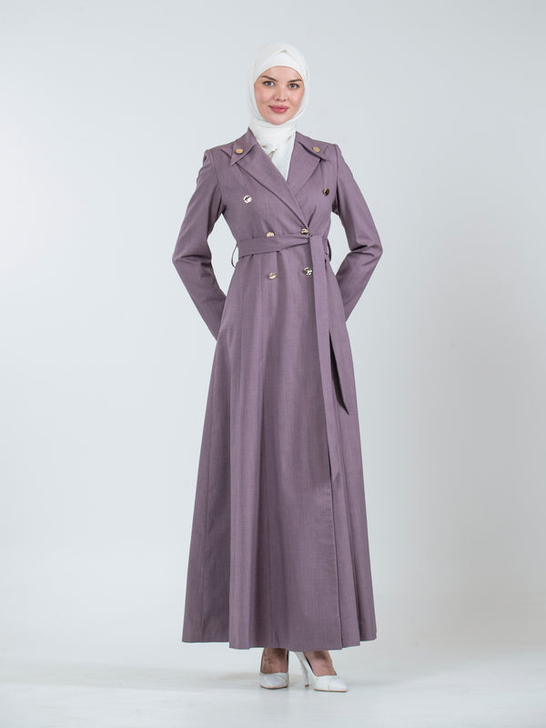 Women's jilbab with a Distinctive Collar