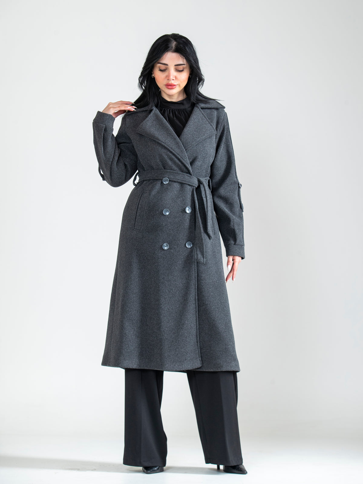 Winter Jacket with Sleeve Detailing