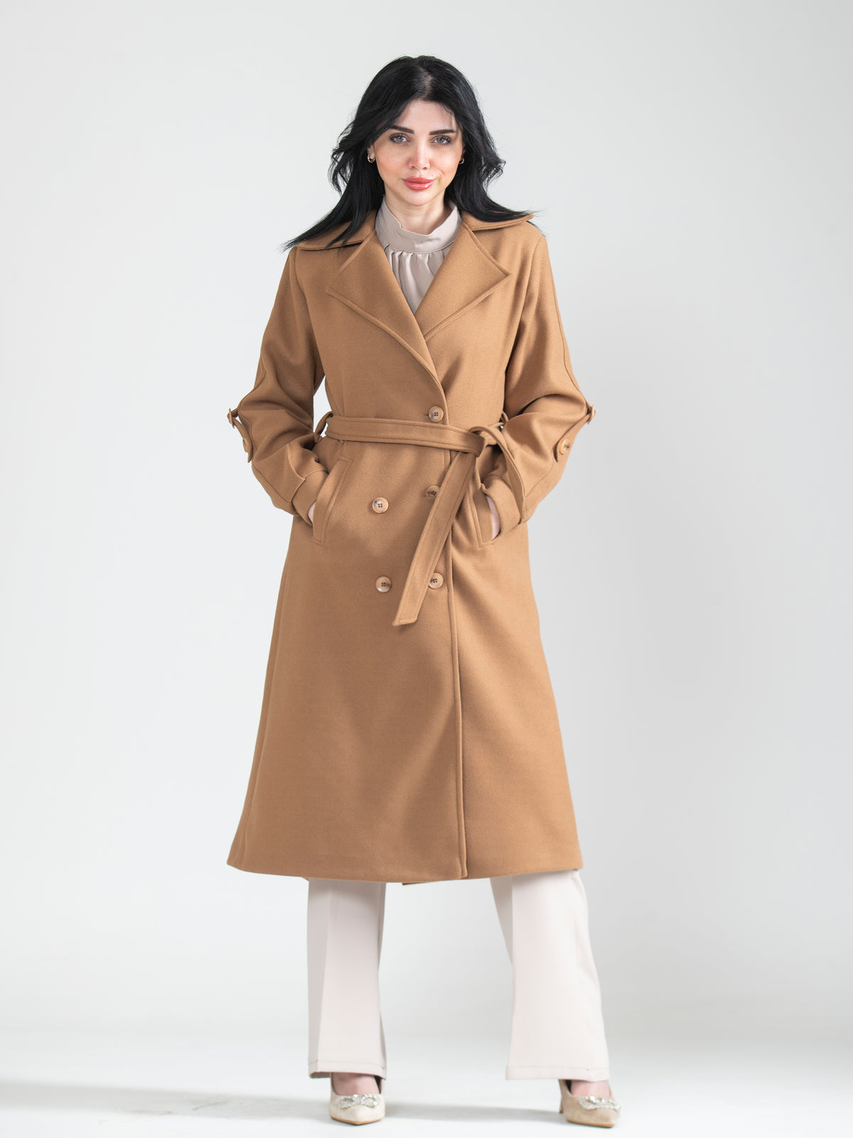Winter Jacket with Sleeve Detailing