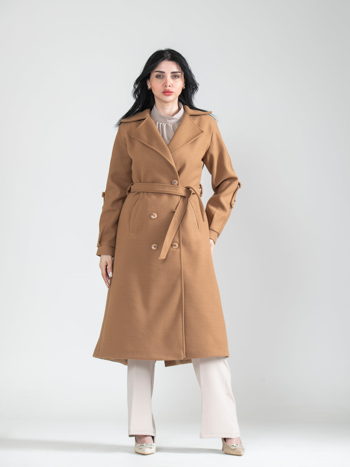 Winter Jacket with Sleeve Detailing