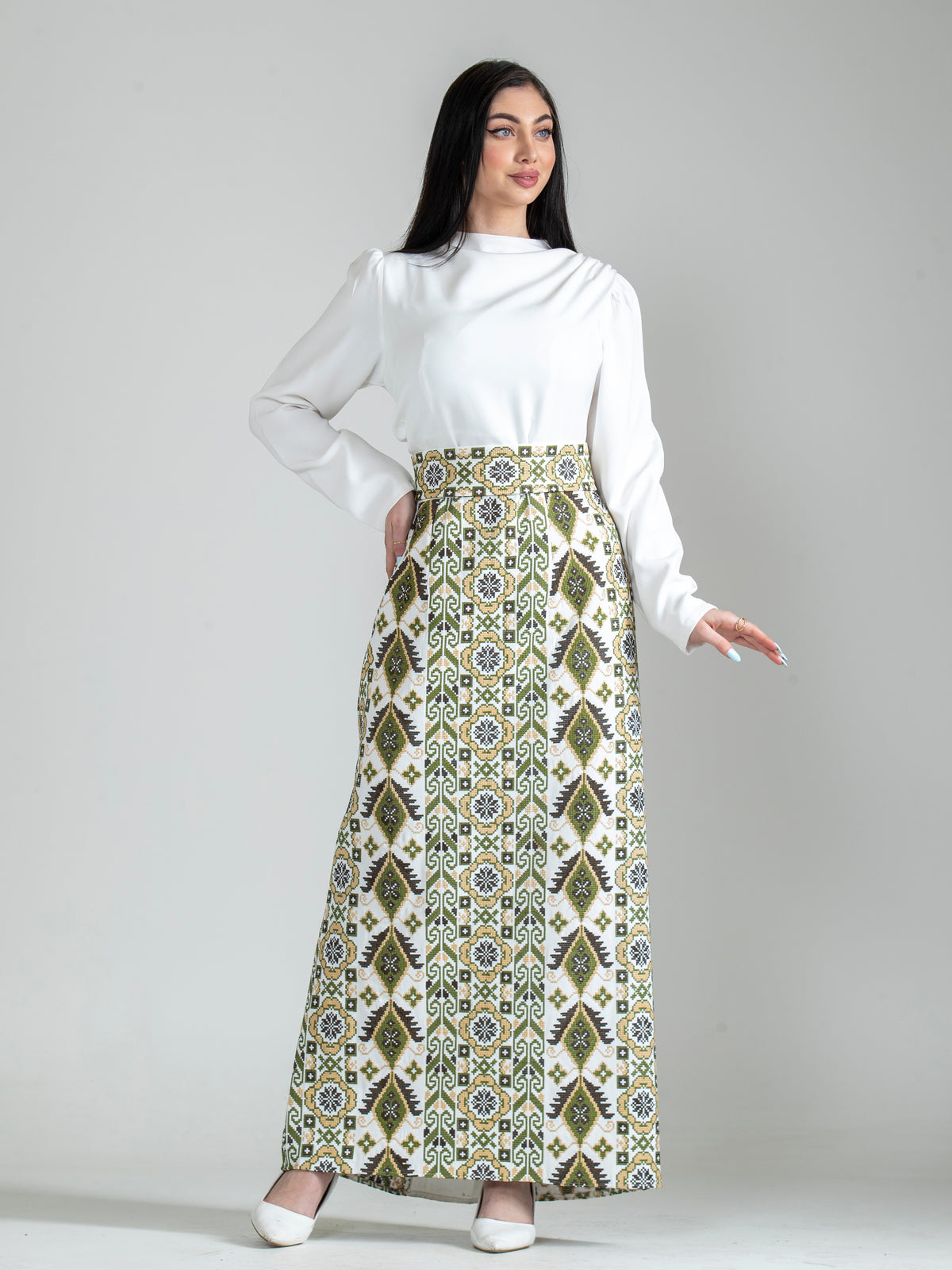 Embroidered dress
