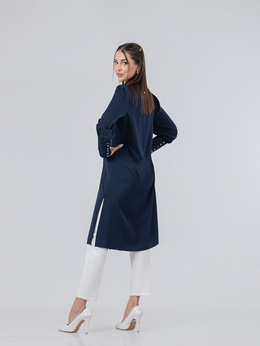 Soft Modest Long Shirt, Sizes 38–52