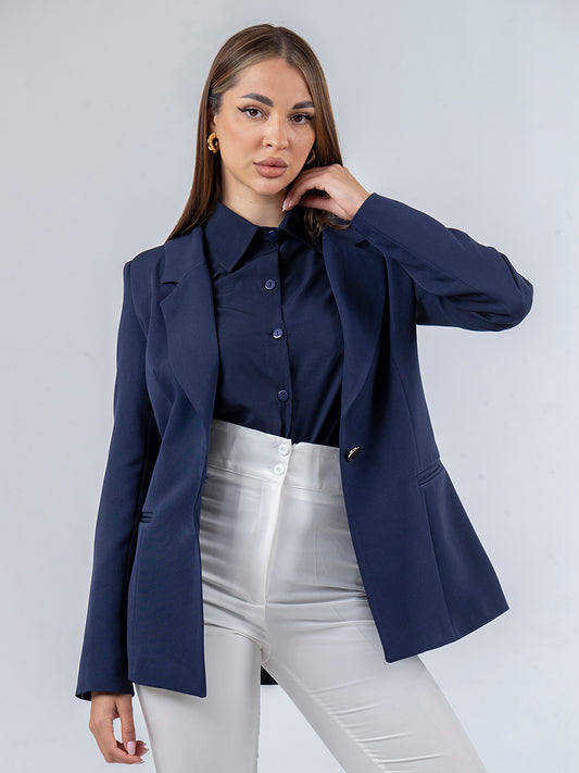 Women's blazer with shirt