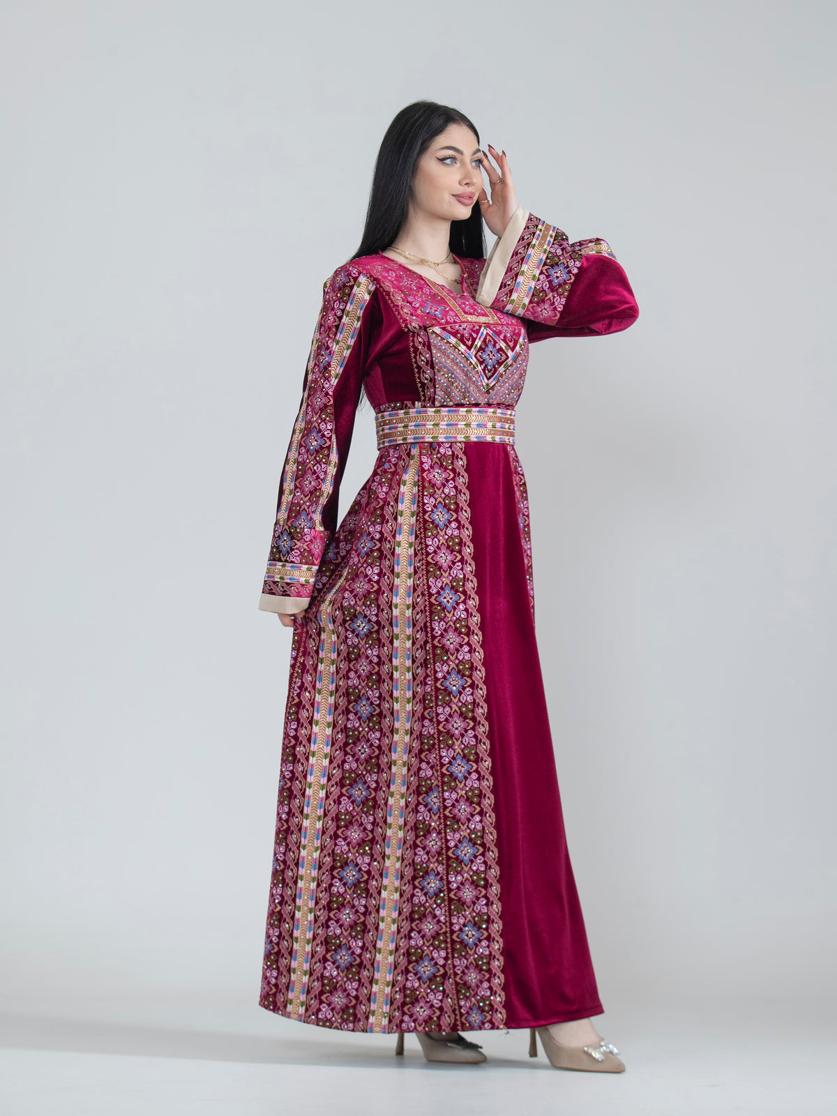 The Embroidered Cypress Jerusalem Women’s Thobe