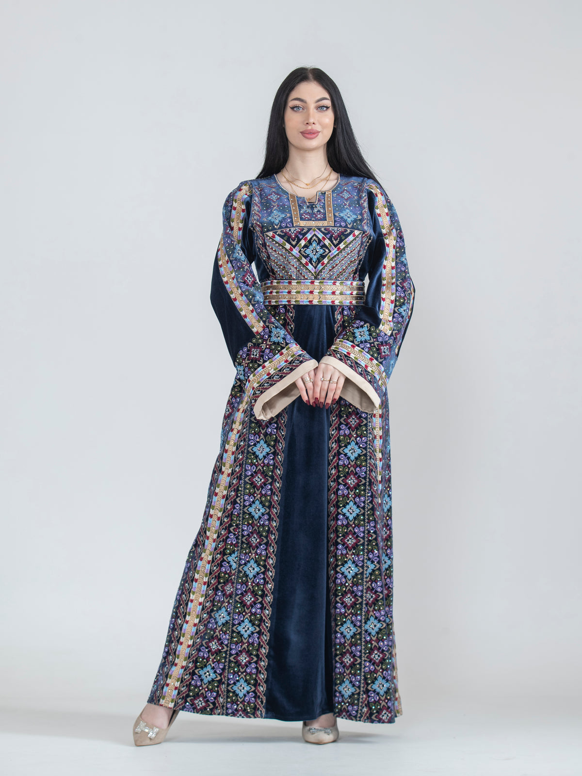 The Embroidered Cypress Jerusalem Women’s Thobe