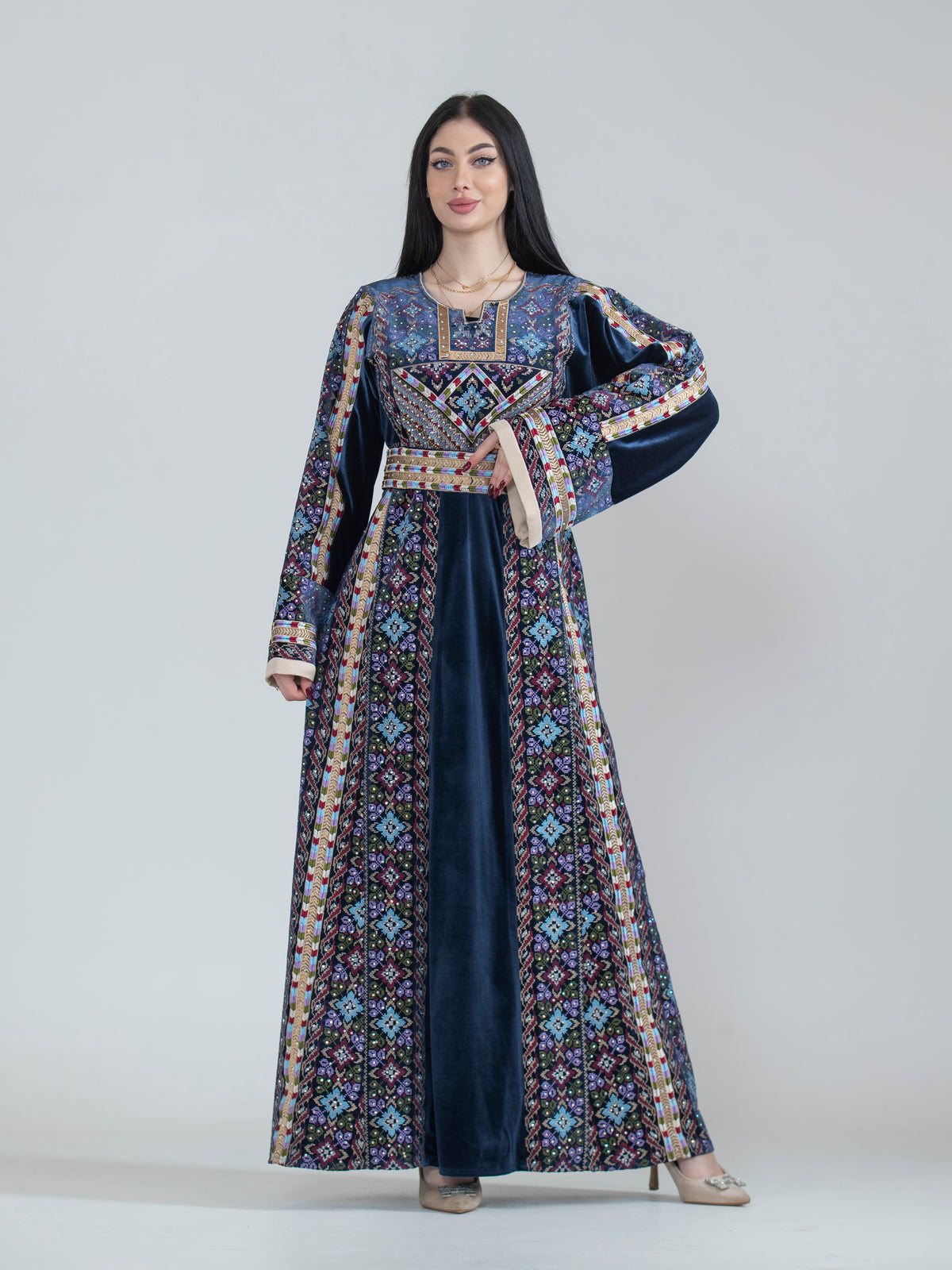 The Embroidered Cypress Jerusalem Women’s Thobe